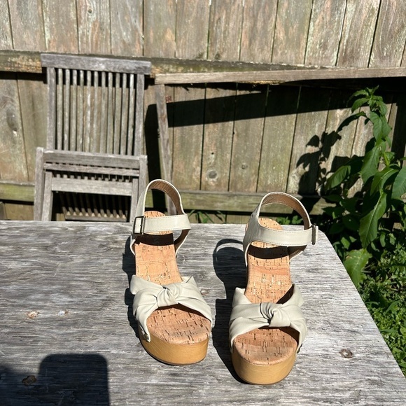 Korks Women's Dawson Wedge Platform‎ Sandals Off White Size 9 - Picture 7 of 7